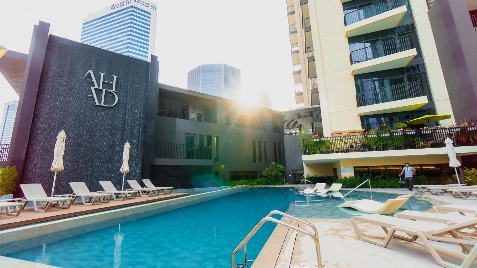 Capsule Flora Business Bay View Burj Khalifa-Pool Table-Game Arcade-Projector-Playstation 5 Lägenhet Dubai 0*,